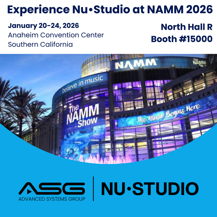 ASG Nu·Studio partnership