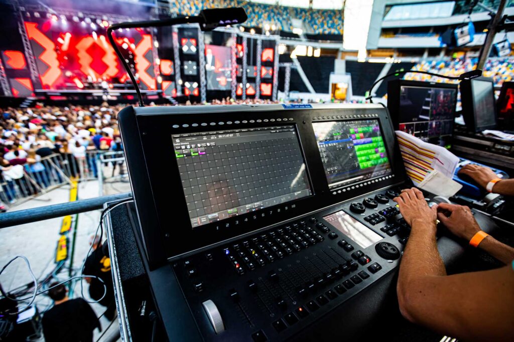 Global live production operations team managing IP-based workflows