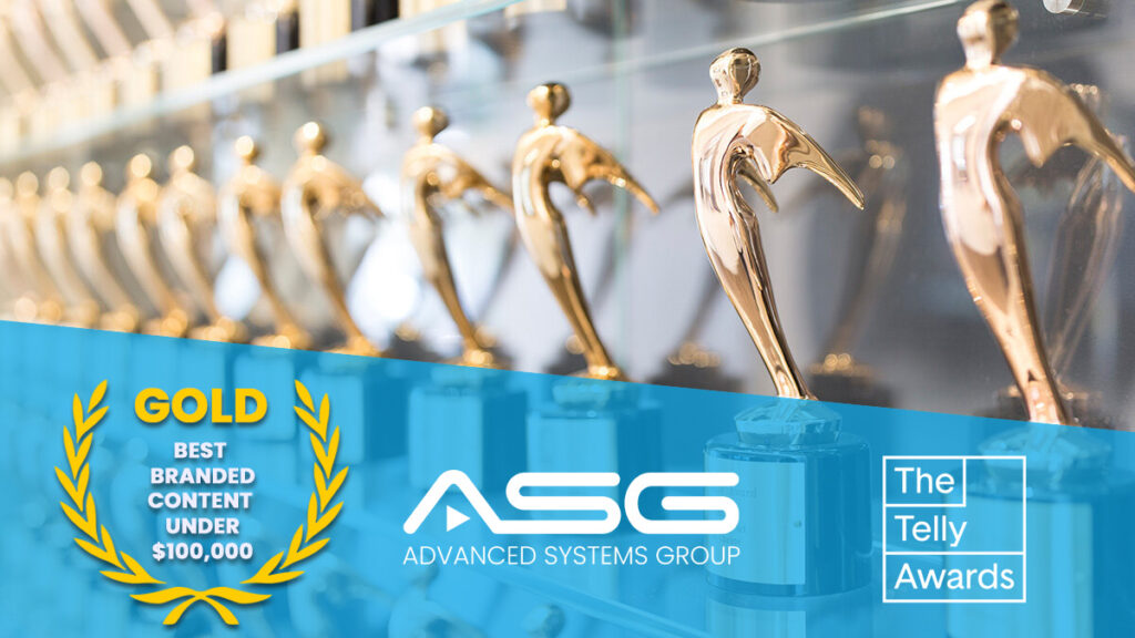 ASG Wins Gold Telly Award