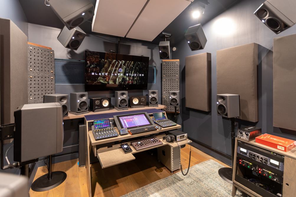 Black Lava Studios 9.1.6 immersive audio monitoring system
