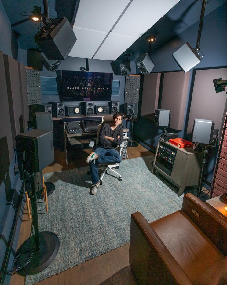 Steve Schatz at Black Lava Studios in Sacramento.